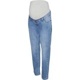 Mom Fit - Zwangerschapsjeans - Mid Waist - Mid Wash - Ondersteunende Buikband