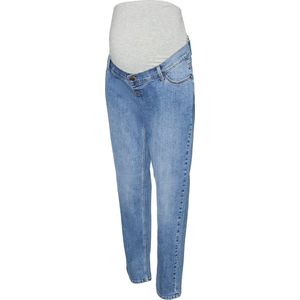 Mom Fit - Zwangerschapsjeans - Mid Waist - Mid Wash - Ondersteunende Buikband
