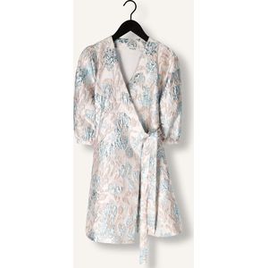 Selected Femme - Slfdemmi-Siv SS Wrap Dress - Veelkleurig - Jurk