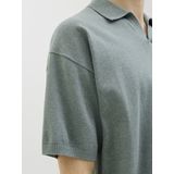 JJ Rebel - JREBCALLUM - Trui - Riet - Gerecycled Materiaal - Halve Mouw