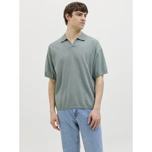 JJ Rebel - JREBCALLUM - Trui - Riet - Gerecycled Materiaal - Halve Mouw