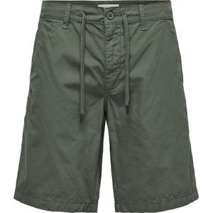 Only & Sons - Bermuda - Blauw - Katoen - Normale Pasvorm