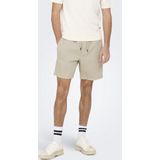 Shorts - Blauw - Katoen - Regular Fit