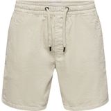 Shorts - Blauw - Katoen - Regular Fit