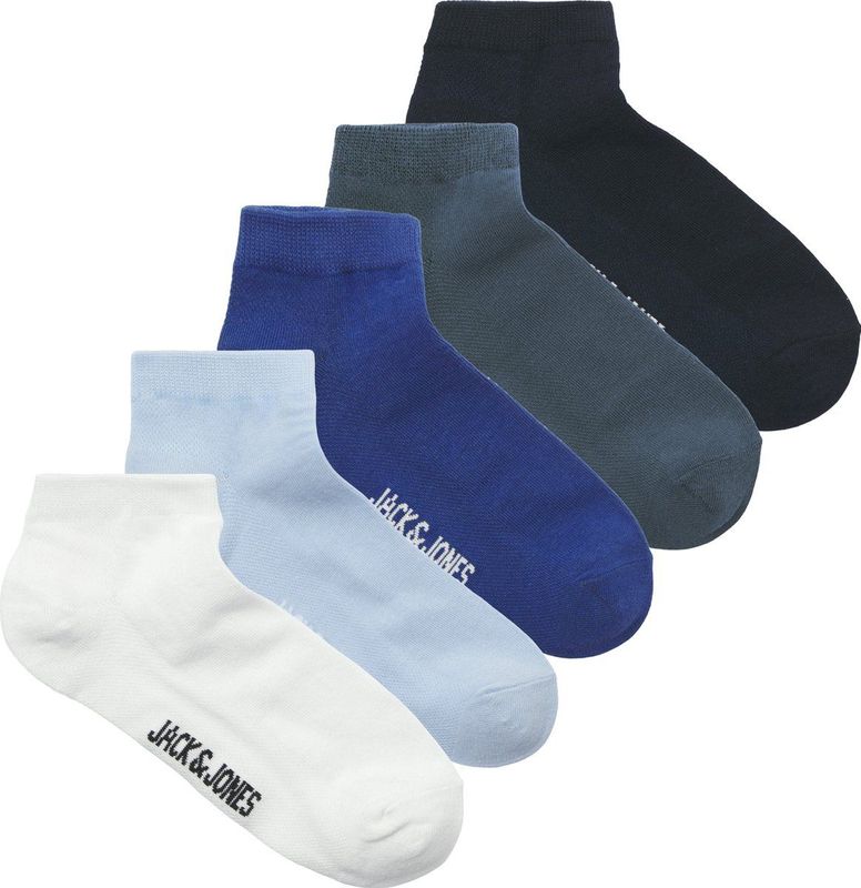 JACK&JONES - JACCHESTER SOLID SHORT SOCKS 5 PACK JNR - Jongens - Sokken