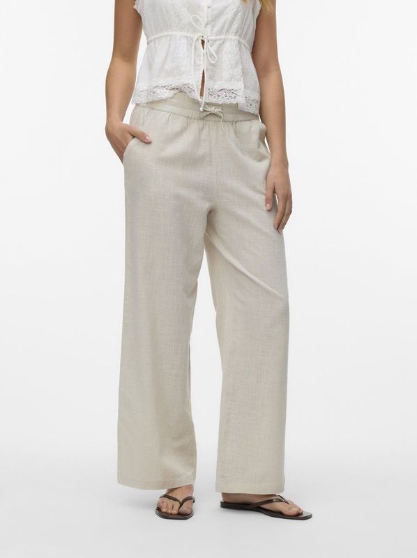 Vmcaia - Mid Waist - Broek - Wide Leg Fit