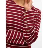 VERO MODA - VMFILUKKA - T-shirt - Roestbruin - Lange Mouw