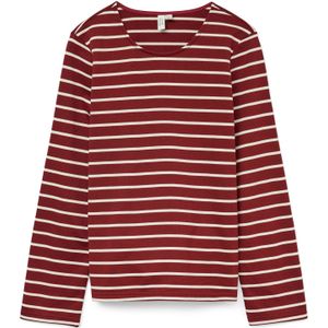 VERO MODA - VMFILUKKA - T-shirt - Roestbruin - Lange Mouw