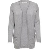 ONLY - Onllesly L/S Open Cardigan - Ultimate Grey - Damesvest
