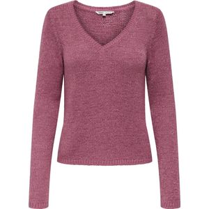 Onlgeena L/S V-hals KNT Noos, Heather Rose, M