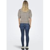 ONLY Dames Trui Bruin – Regular Fit – Gerecycled Polyester Mix – Gemêleerd Herfst/Winter