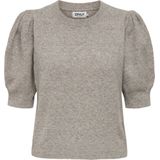 ONLY Dames Trui Bruin – Regular Fit – Gerecycled Polyester Mix – Gemêleerd Herfst/Winter