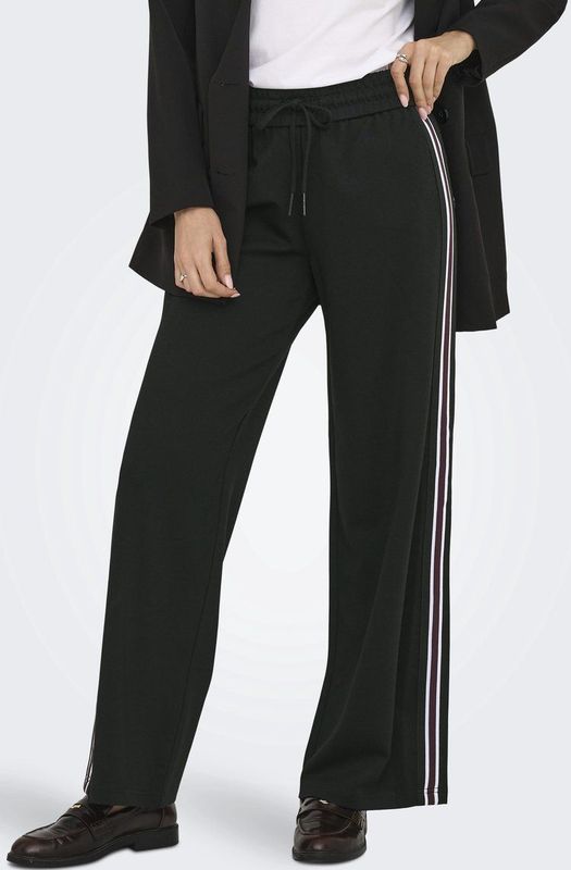 Only - Damesbroek - Wide Leg - Zwart - Viscose/Polyester/Elastaan