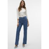 VERO MODA - VMTESSA HR WIDE DNM LEO JEANS - Dames - Wide Fit Jeans