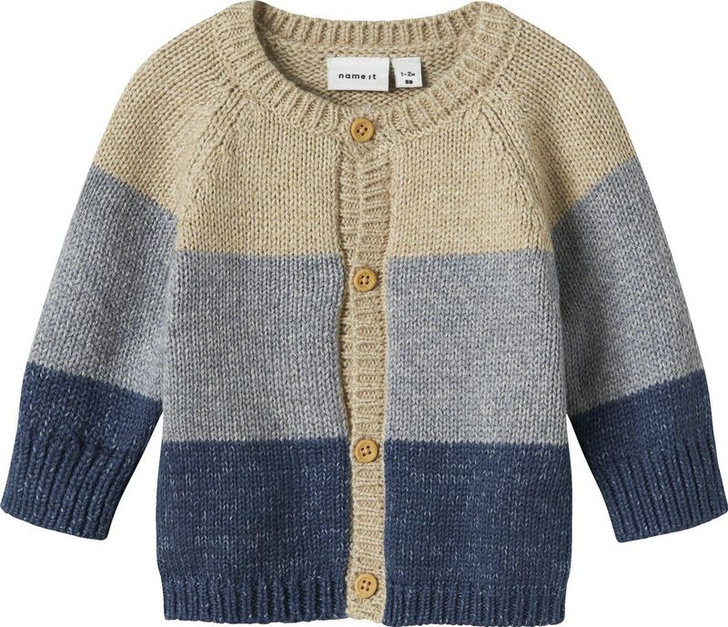 Gebreide Cardigan - Regular Fit - Lange Mouwen - Ronde Hals