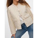 Vmvera - Gequilte Jas - Licht Gevoerde Jas - O-hals - Lange Mouwen