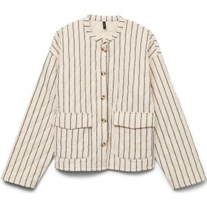 Vmvera - Gequilte Jas - Licht Gevoerde Jas - O-hals - Lange Mouwen