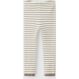 Legging - Gestreept - Slim Fit - Met Kant- en Glitterdetail