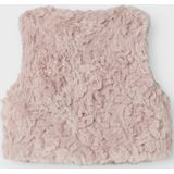 Name It - Nano Fake Fur Knit Gilet - Lilac
