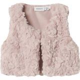 Name It - Nano Fake Fur Knit Gilet - Lilac