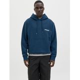 Jack & Jones - JCOUnion - Sweatshirt - Marine - Met Capuchon