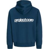 Jack & Jones - JCOUnion - Sweatshirt - Marine - Met Capuchon