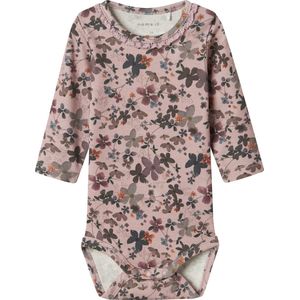 Lange Mouwen Romper - Body - Ribgebreide Stof - Verticaal Gestreept Patroon