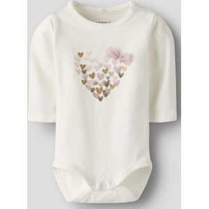 NAME IT Dames Nbfniva Ls Body, Cloud Dancer, Numeric_68, cloud dancer, numeric_68