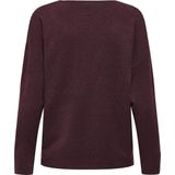Only - ONLRICA LIFE - Gebreide Trui - Zinfandel - V-hals