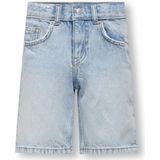 ONLY - Koghope Loose Long Shorts - Light Blue Denim