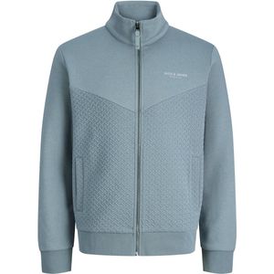 Jack&Jones - Vest - Zeegroen - Katoen/Polyester - Regular Fit