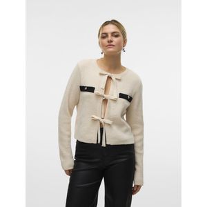 Vmhildur - Gebreid Vest - O-hals - Lange Mouwen - Regular Fit