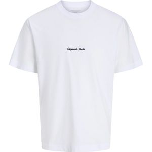Jack&Jones - Jornorrebro Emb Tee Ss Crew Neck - T-shirt - Wit