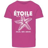 ONLY - T-shirt - Fuchsia - 100% Katoen