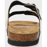 Sandalen - Glitter - Gespsluiting - Kurk