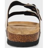 Sandalen - Glitter - Gespsluiting - Kurk