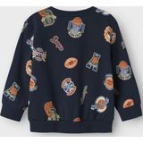 Name It - NMMLELAND LS NREG SWEAT BOX - Sweatshirt - Navy Blazer