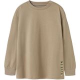 NAME IT KIDS - Longsleeve - Lichtbruin - Met Backprint