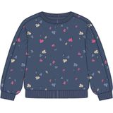 Name It - NMFNULA LS NREG SWEAT - Sweatshirt - Blauw - Regular Fit