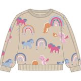 NAME IT - NMFNULA LS NREG - Sweatshirt - Bruin - Meisjes