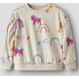 NAME IT - NMFNULA LS NREG - Sweatshirt - Bruin - Meisjes
