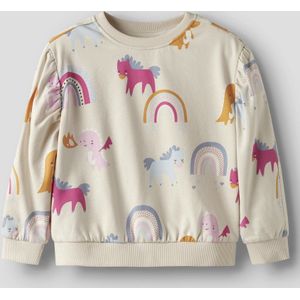NAME IT - NMFNULA LS NREG - Sweatshirt - Bruin - Meisjes