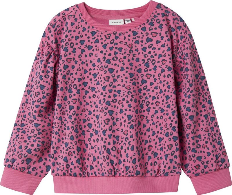 Name It - NMFNULA LS NREG SWEAT - Sweatshirt - Pink Power - Lange Mouwen