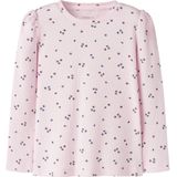 Top - Slim Fit - Lange Mouwen - Ribgebreid - All-over Print