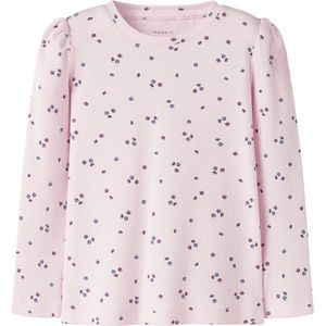 Top - Slim Fit - Lange Mouwen - Ribgebreid - All-over Print