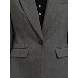 Selected Femme Fitted Alma Blazer Black Structure