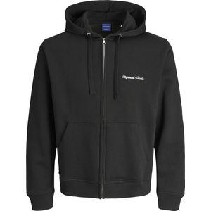Jack & Jones - JORNORREBRO EMB SWEAT ZIP HOOD - Hoodie - Zwart