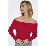 Only - Onlkatia Life - Trui - Salsa - Off Shoulder - Dames