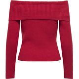 Only - Onlkatia Life - Trui - Salsa - Off Shoulder - Dames