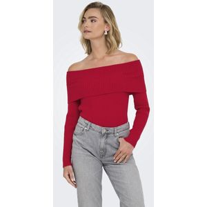 Only - Onlkatia Life - Trui - Salsa - Off Shoulder - Dames